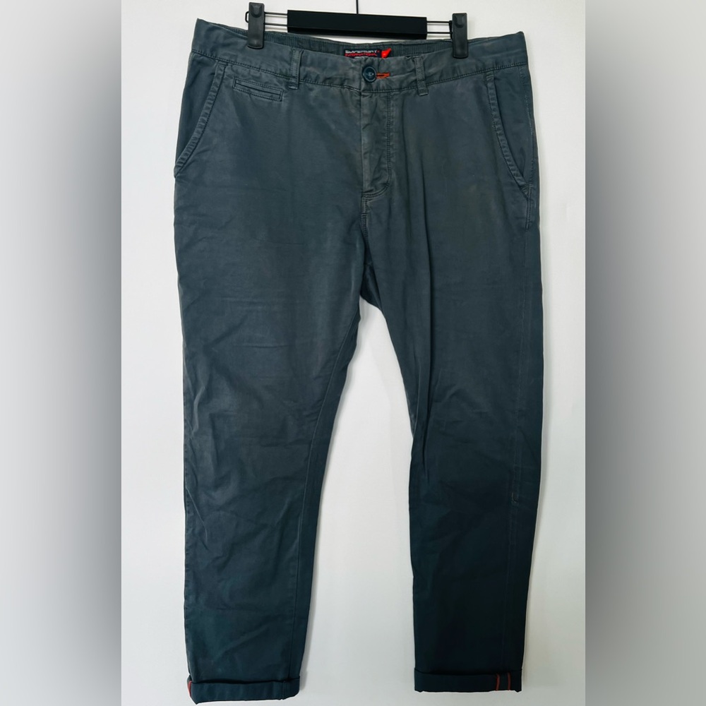 Superdry Charcoal Gray Pants
